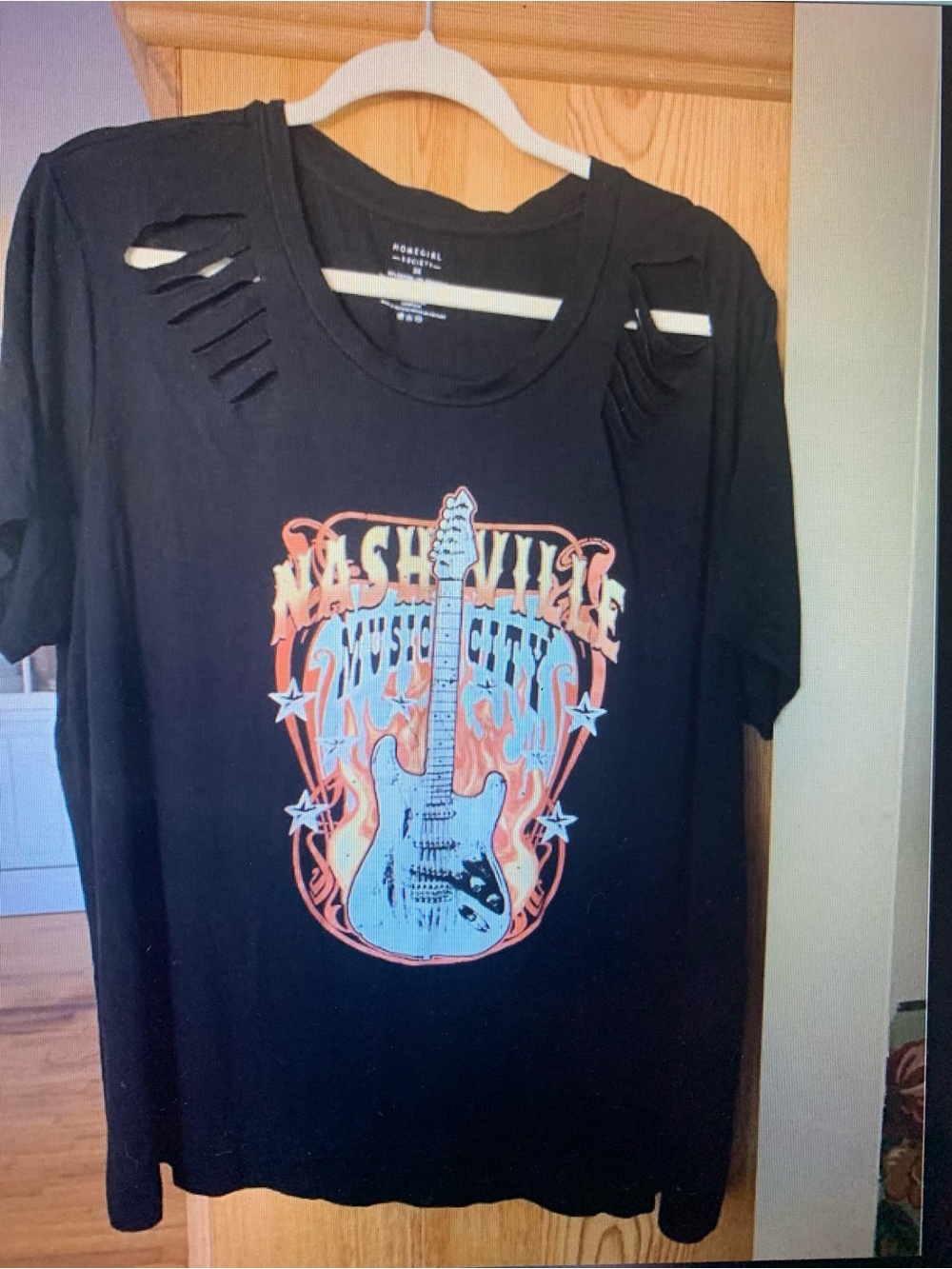 Nashville Music City Graphic Tee - Black